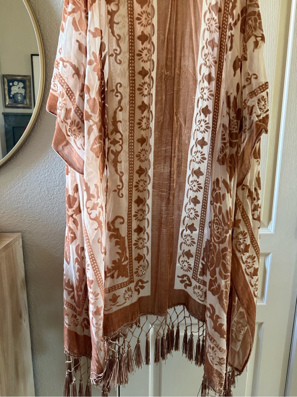 Free People Nightbird Burnout Duster